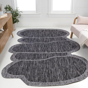 Jasper Modern Rustic Abstract Indoor/Outdoor Area Rug